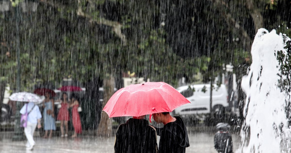 Κακοκαιρία ΑΤΕΝΑ: Αναβαθμίζεται το Έκτακτο Δελτίο για επικίνδυνα φαινόμενα - Ερχονται καταιγίδες, κεραυνοί και χαλάζι