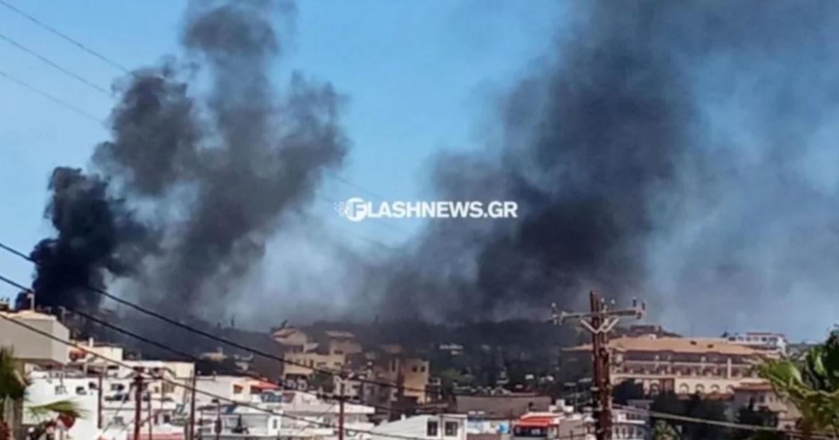 Φωτιά στον Ασπρόπυργο - Μεγάλη κινητοποίηση της Πυροσβεστικής