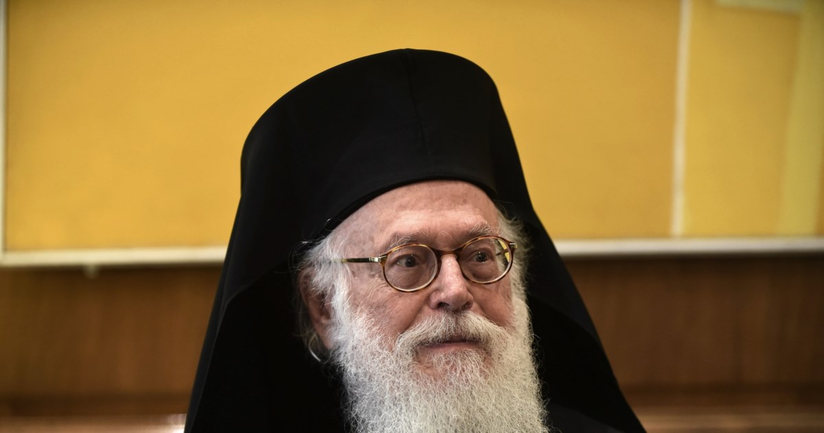 Στον Ευαγγελισμό ο Φρέντης Μπελέρης για τον Αρχιεπίσκοπο Αναστάσιο: "Είναι ο πνευματικός μου πατέρας" [βίντεο]