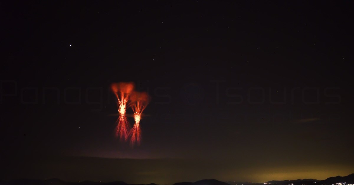 Ο Αρναούτογλου εξηγεί τι είναι τα εντυπωσιακά red sprites που εμφανίστηκαν στον ουρανό του Αιγαίου