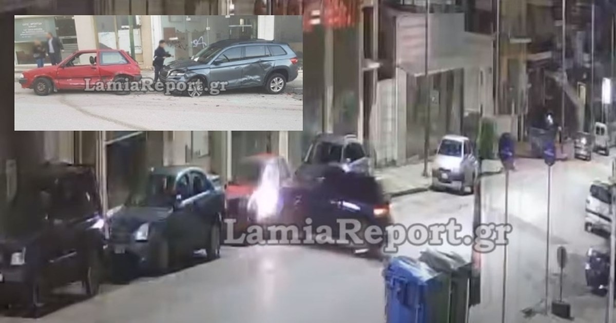 Καταραμένη στροφή: Η στιγμή που Smart τουμπάρει στη Λαμία [βίντεο]