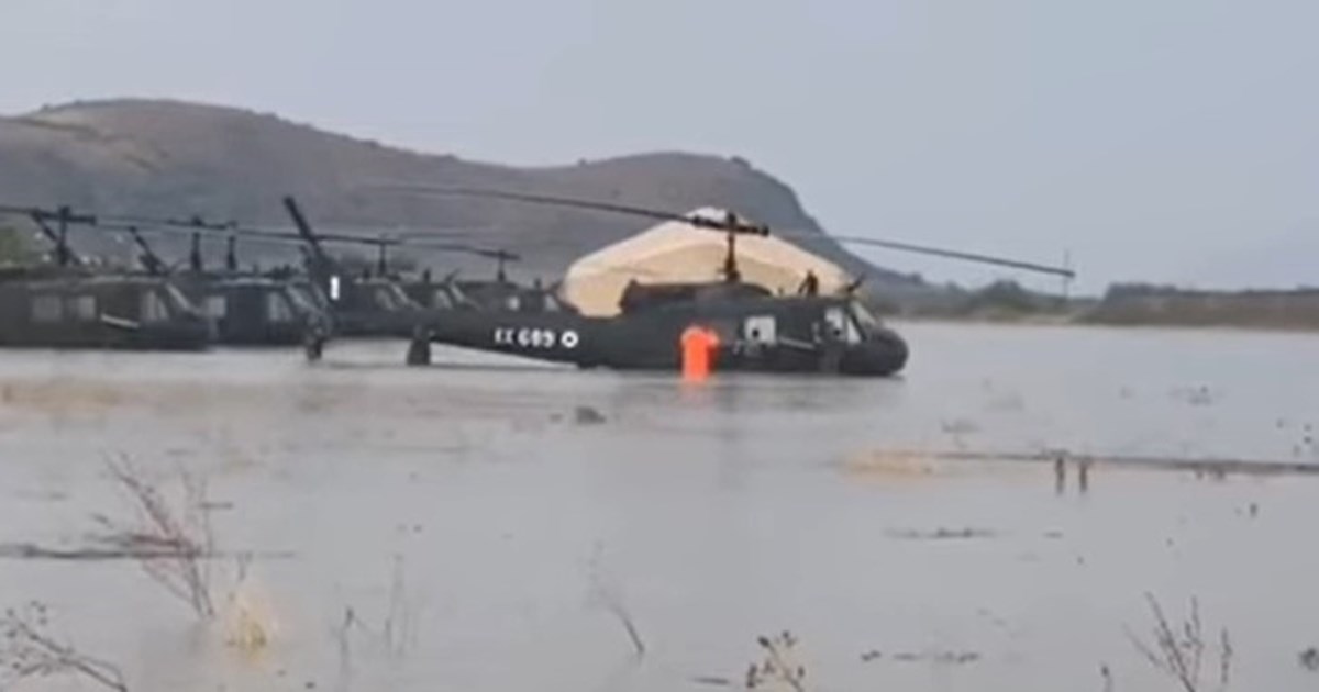 Εκκενώνεται η στρατιωτική βάση του Στεφανοβικείου, ανεβαίνει η στάθμη του νερού – Στη Νέα Αγχίαλο τα ελικόπτερα - εικόνα 4