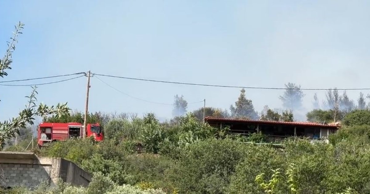 Θεσσαλονίκη: Φωτιά σε ξερά χόρτα κοντά στο αεροδρόμιο Μακεδονία