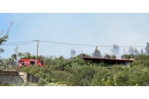 Θεσσαλονίκη: Φωτιά σε ξερά χόρτα κοντά στο αεροδρόμιο Μακεδονία