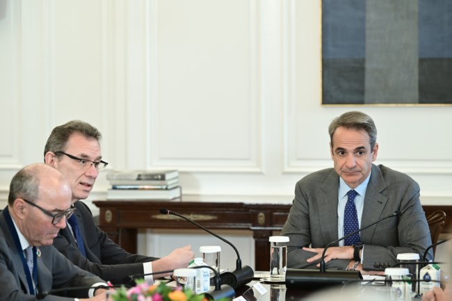 Συνάντηση Μητσοτάκη με τους επικεφαλής της παγκόσμιας φαρμακοβιομηχανίας: Η Ελλάδα στηρίζει την καινοτομία