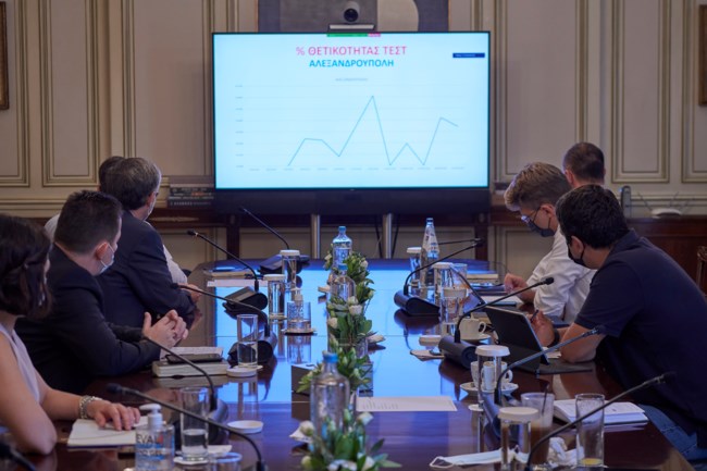 Μητσοτάκης τηλεδιάσκεψη