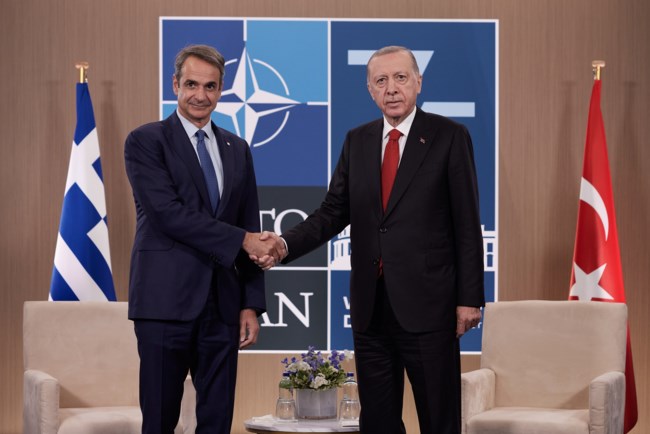 Ηρεμα νερά για 45 λεπτά: Η συνάντηση Μητσοτάκη - Ερντογάν και το νέο ραντεβού για τον Σεπτέμβριο