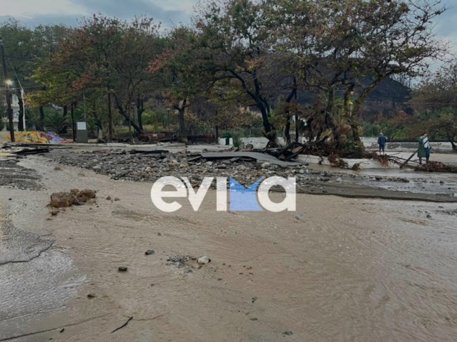 Δραματική η κατάσταση στη Βόρεια Εύβοια: Καταστροφές και πλημμύρες - Χάθηκαν παραλίες σε Αγία Άννα και Αχλάδι [Εικόνες - Βίντεο]