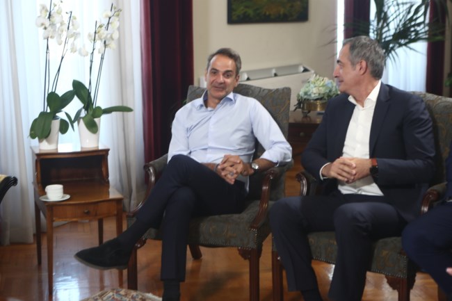 Ο Μητσοτάκης στη Θεσσαλονίκη: Σε εξέλιξη οι συναντήσεις με παραγωγικούς και επιστημονικούς φορείς ενόψει ΔΕΘ