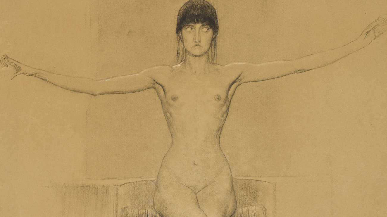 Ένα μοναδικό έργο του Γύζη η "Δόξα" δώρησε η οικογένεια Παπαστράτος στην Πρόεδρο της Δημοκρατίας - εικόνα 2