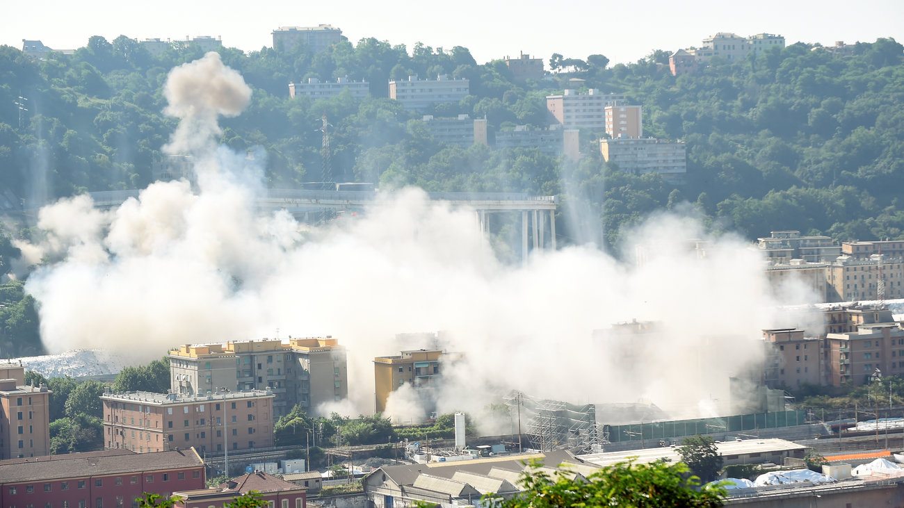 Η νέα γέφυρα της Γένοβας ορθώνεται πλέον, πάνω από την τραγωδία και τον κορονοϊό - εικόνα 3