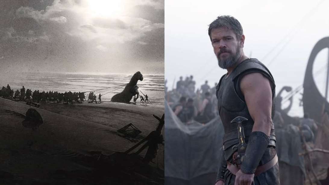 Εντυπωσιακές εικόνες από την &quot;Οδύσσεια&quot; - Ο Ντέιμον στον ρόλο του ομηρικού ήρωα και ο Δούρειος Ίππος