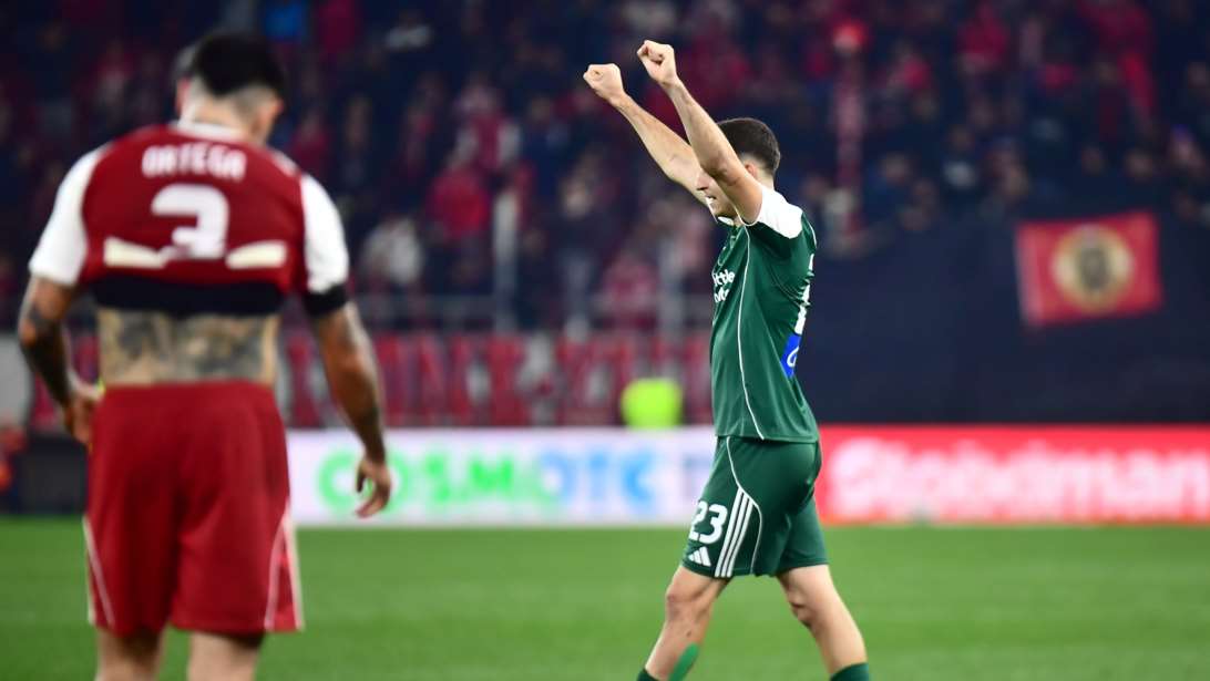 Ολυμπιακός - Παναθηναϊκός 0-1: Μεγάλο "διπλό" για το τριφύλλι με γκολ του Ταμπόρδα