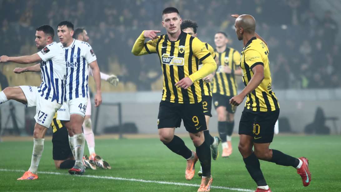 Σαρωτική ΑΕΚ νίκησε 4-1 τον Ατρόμητο με δύο γκολ του Γιόβιτς και ετοιμάζεται για Σαμψούντα