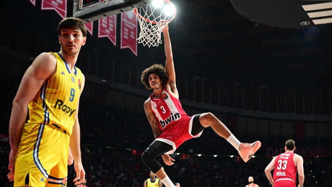 Ολυμπιακός - Μακάμπι Τελ Αβίβ 100-93: Συνέτριψε την ισραηλινή άμυνα και έφτασε σε επιβλητική 100άρα