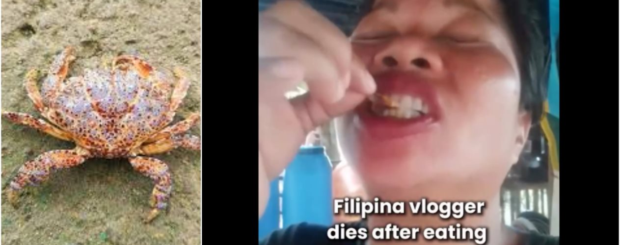 Βάναυσος θάνατος: Food vlogger από τις Φιλιππίνες έφαγε το "καβούρι του διαβόλου" για ένα βίντεο, έπαθε σπασμούς και πέθανε