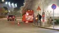 Θεσσαλονίκη: Στις φλόγες λεωφορείο του ΟΑΣΘ [βίντεο]