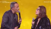 Νάνα Μούσχουρη και Νίκος Αλιάγας ερμήνευσαν το &quot;Χάρτινο το φεγγαράκι&quot; στη γαλλική τηλεόραση και συγκίνησαν [βίντεο]