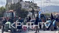 Κρήτη: Πάνω από 200 αγρότες κατευθύνονται στο αεροδρόμιο Ηρακλείου [βίντεο]