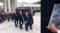Κηδεία Πάνου Μαρινόπουλου: Συγκίνηση στον τελευταίο αποχαιρετισμό από συγγενείς και φίλους του επιχειρηματία
