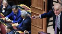 Βουλή: Αργησε αλλά πήγε ο Δένδιας - "Καρφιά" από Γεωργιάδη: Μόνο αν ήμουν σε κώμα δεν θα ερχόμουν για δική μου τροπολογία