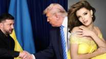 Ο Ζελένκι, ο Τραμπ και η κουμπάρα από το Κίεβο: Η καλλονή Μις Ουκρανία που έσπασε τον πάγο στον Λευκό Οίκο