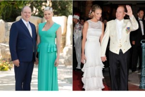 Πριγκίπισσα Σαρλίν: Με κομψό μαυρόασπρο μίντι φόρεμα στο Μονακό - Οι λευκές λεπτομέρειες - εικόνα 6