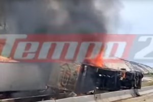 Ανδραβίδα: Έσβησε στην άσφαλτο 29χρονος μοτοσικλετιστής - Συγκρούστηκε με ΙΧ και η μηχανή έπεσε σε αρδευτικό κανάλι [εικόνες]