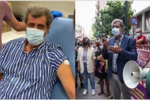 Παύλος Πολάκης: "Πάρτι" στο Twitter μετά τον εμβολιασμό του - "Έβαλε ο Μπουρλά σημάδι παλικάρι στα Σφακιά"