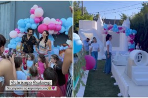 Το πριγκιπικό πάρτι της Αριάνας και της Φιλίππας Τανιμανίδη: Οι διώροφες τούρτες, τα παιχνίδια και η ζωντανή πριγκίπισσα - εικόνα 11