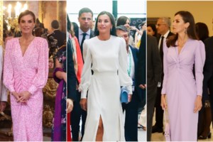 Η δεξίωση του βασιλιά Καρόλου: Οι κομψές γαλαζοαίματες με τα μονόχρωμα φορέματα και η Σαρλίν που ξεχώρισε με deux pieces - εικόνα 14