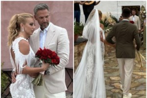 Σία Κοσιώνη: Η εντυπωσιακή εμφάνιση στο Καλλιμάρμαρο με grecian φόρεμα και χρυσό τσόκερ - εικόνα 3