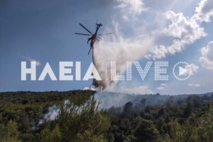 "Βροχή" από κεραυνούς προκάλεσε τις φωτιές σε  Αγίους Θεοδώρους, Περαχώρα Λουτρακίου - Η εικόνα στα μέτωπα