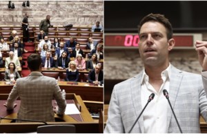 ΣΥΡΙΖΑ: Αποθέωση στον χαμογελαστό Αλέξη Τσίπρα - Μόνη και "σφιγμένη" στα πίσω έδρανα η Έφη Αχτσιόγλου - εικόνα 20
