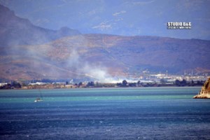 Μεγάλη φωτιά στα Κύθηρα: Ισχυροί άνεμοι 8 μποφόρ στην περιοχή [εικόνες]