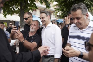 Κυριάκος Μητσοτάκης από Κατερίνη: Η Νέα Δημοκρατία έρχεται με φόρα [βίντεο]