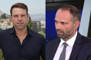 Ο Στέφανος Κασσελάκης απαντά στον Νίκο Ευαγγελάτο για το "δούλευε στην Goldman Sachs όταν έπινε το αίμα της Ελλάδας"