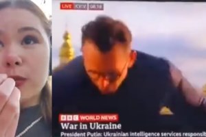 Κίεβο: Ο Επίτροπος Δικαιοσύνης Ντιντιέ Ρέιντερς σε καταφύγιο ξενοδοχείου λόγω των εκρήξεων