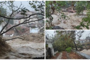 Κακοκαιρία Daniel: Υδροστρόβιλος χτύπησε την Εύβοια - Δείτε το βίντεο