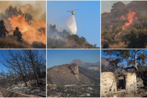 Ιεράπετρα: Μάχη με τις αναζωπυρώσεις και τους ισχυρούς ανέμους σε Φέρμα και Αχλιά - Νέο μήνυμα από το 112 - εικόνα 2