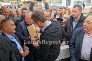 Ο Μητσοτάκης στο εργοτάξιο του δρόμου Μπράλος - Άμφισσα - εικόνα 2