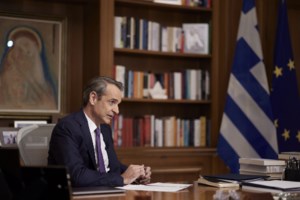 Ο Μητσοτάκης στο Νταβός: Θέλουμε να κάνουμε εξαγωγές πράσινης ενέργειας, με τα αιολικά