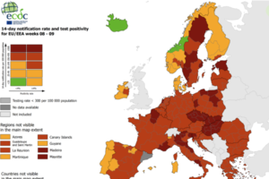 Χάρτης ECDC: Παραμένει στο κόκκινο η Ελλάδα - Πάνω από το όριο συναγερμού του 4% ο δείκτης θετικότητας - εικόνα 7