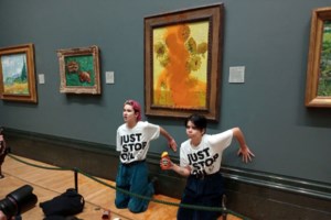 Νέα διαμαρτυρία ακτιβιστών για το κλίμα: Εριξαν σούπα στον "Σπορέα" του Βαν Γκογκ - εικόνα 4