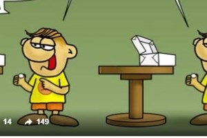 Αρκάς: Το χριστουγεννιάτικο σκίτσο με τον Θανασάκη να... γκρινιάζει για το έλατο