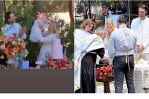 Η βάπτιση του γιου του Πέτρου Ίμβριου: Η εντυπωσιακή σύζυγος, ο στολισμός και η δεξίωση δίπλα στη θάλασσα - εικόνα 10