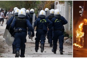 Πυροβολισμός 16χρονου Ρομά: Επεισόδια στο Σχιστό Κορυδαλλού - Καίνε κάδους και λάστιχα, διακοπή της κυκλοφορίας [Βίντεο] - εικόνα 2