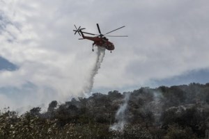 Φωτιά στον Ασπρόπυργο: Επιχειρούν δυνάμεις της Πυροσβεστικής