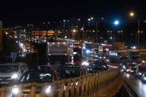 Μποτιλιάρισμα στην Αττική: Στο "κόκκινο" ο Κηφισός - Ποιους δρόμους να αποφύγετε [εικόνα]