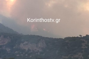Ολονύχτια μάχη με τις φλόγες στην Ορεινή Κορινθία - Τρία τα μέτωπα - Δυο συλλήψεις, έκαναν ηλεκτροσυγκόλληση στο δάσος